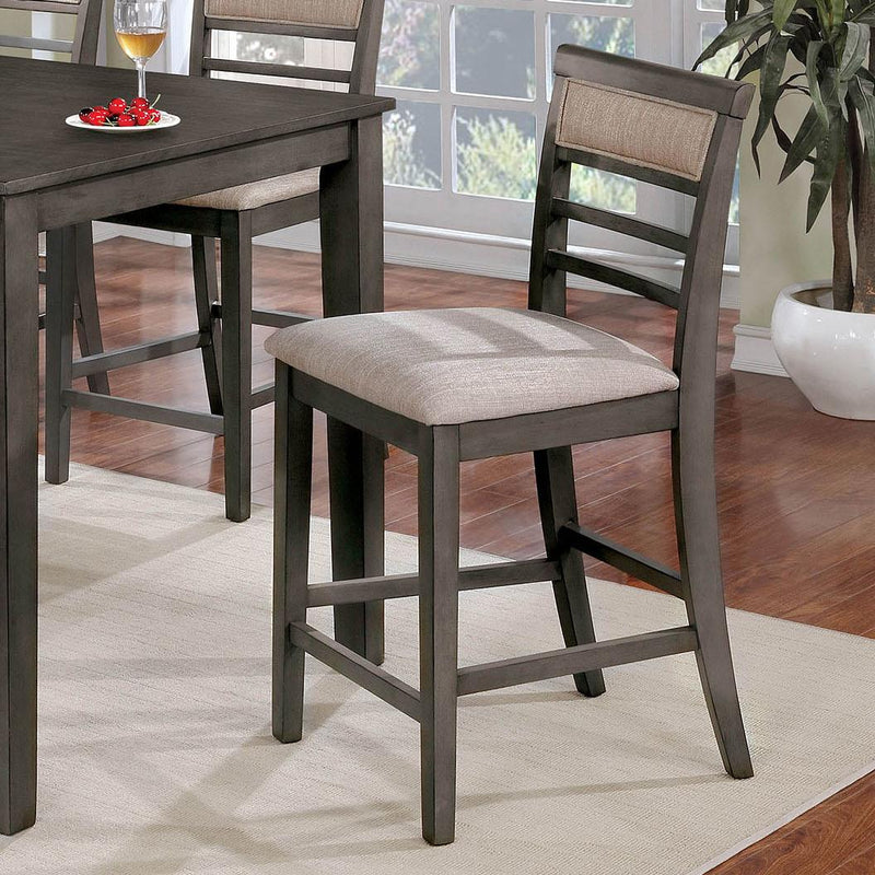 Furniture of America Fafnir 7 pc Counter Height Dinette CM3607PT-7PK IMAGE 3