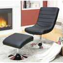 Furniture of America Valerie Leatherette Chair CM-AC6036BK IMAGE 4