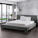  Furniture of America Canaves Queen Upholstered Platform Bed CM7142DG-Q-BED IMAGE 2