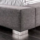 Furniture of America Canaves King Upholstered Platform Bed CM7142DG-EK-BED IMAGE 3