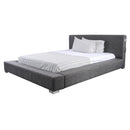  Furniture of America Canaves California King Upholstered Platform Bed CM7142DG-CK-BED IMAGE 1