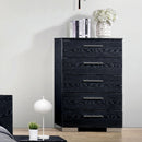  Furniture of America Christie 5-Drawer Chest CM7550BK-C IMAGE 2