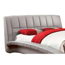  Furniture of America Vizela Twin Upholstered Platform Bed CM7604GY-T-BED IMAGE 2
