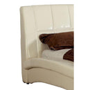  Furniture of America Vizela King Upholstered Platform Bed CM7604IV-EK-BED IMAGE 2