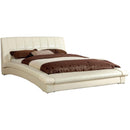 Furniture of America Vizela Twin Upholstered Platform Bed CM7604IV-T-BED IMAGE 1