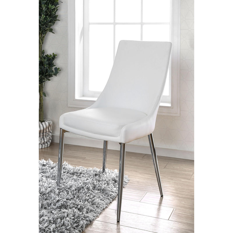 Furniture of America Izzy Dining Chair CM3384WH-SC-2PK IMAGE 1