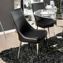  Furniture of America Izzy CM3384BK-SC-2PK Side Chair IMAGE 1