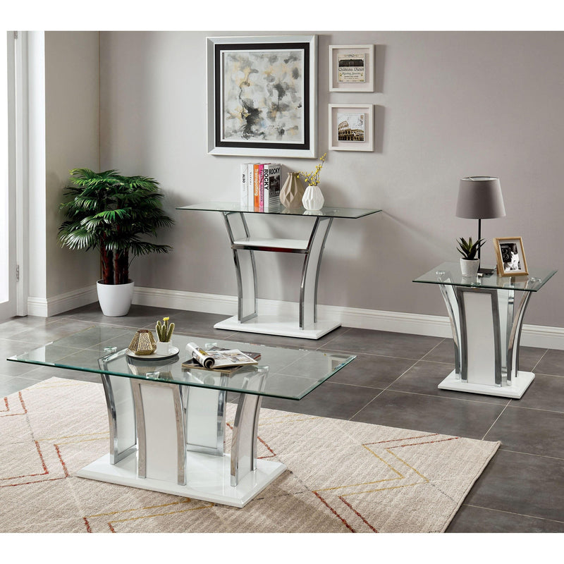 Furniture of America Staten Coffee Table CM4372WH-C-PK IMAGE 5