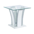  Furniture of America Staten End Table CM4372WH-E-PK IMAGE 1