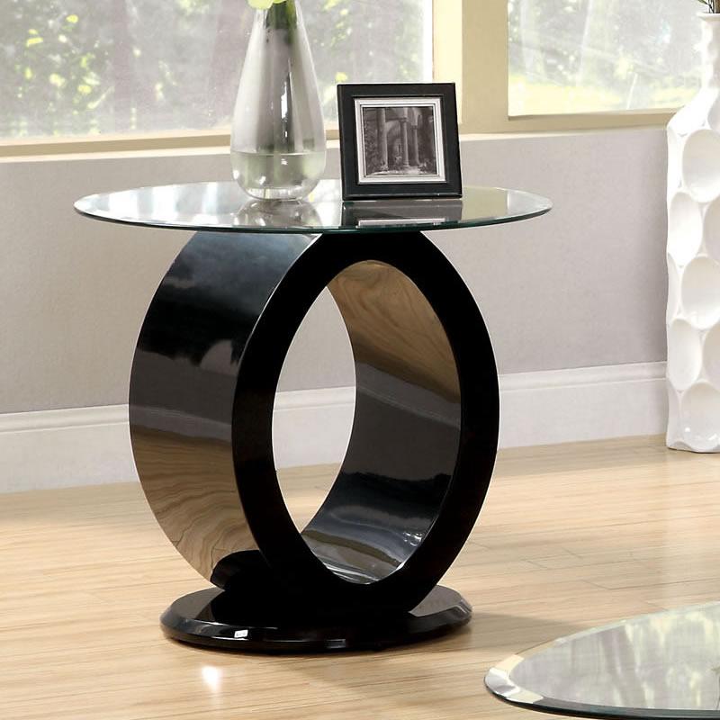 Furniture of America Lodia III End Table CM4825BK-E IMAGE 1