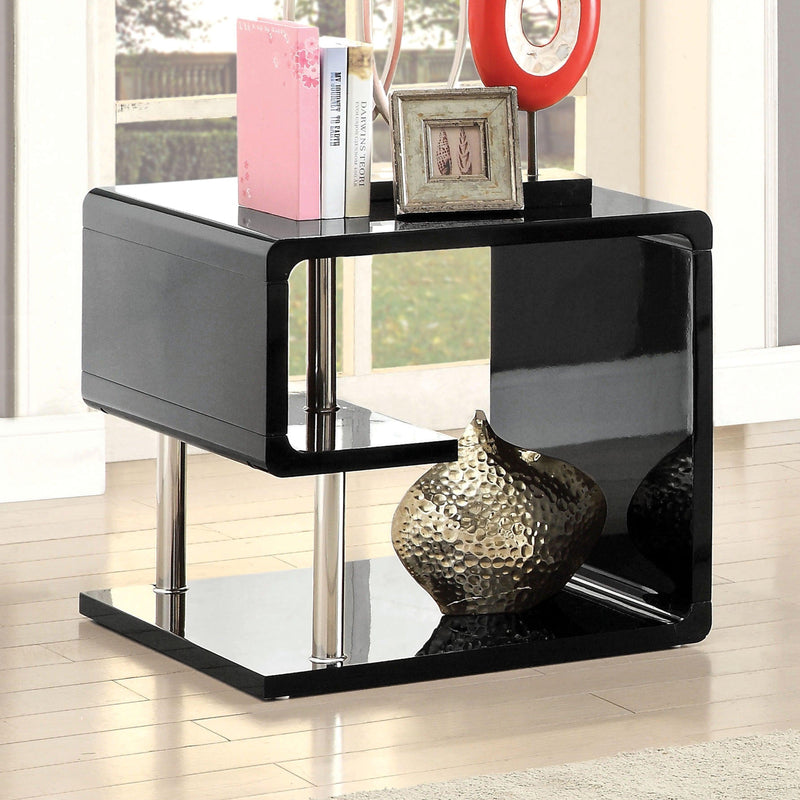 Furniture of America Ninove End Table CM4057BK-E IMAGE 2