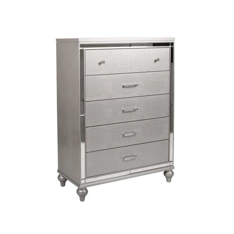 New Classic Furniture Valentino 5-Drawer Chest BA9698S-070 IMAGE 2