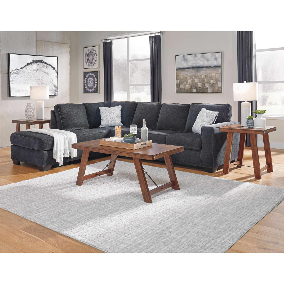 Signature Design by Ashley Altari Fabric 2 pc Sectional 8721316/872136