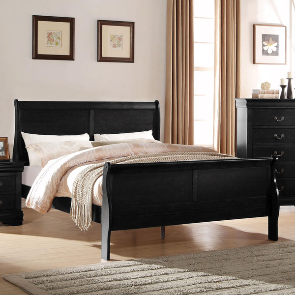 Acme Furniture Louis Philippe Twin Sleigh Bed 23740T IMAGE 1