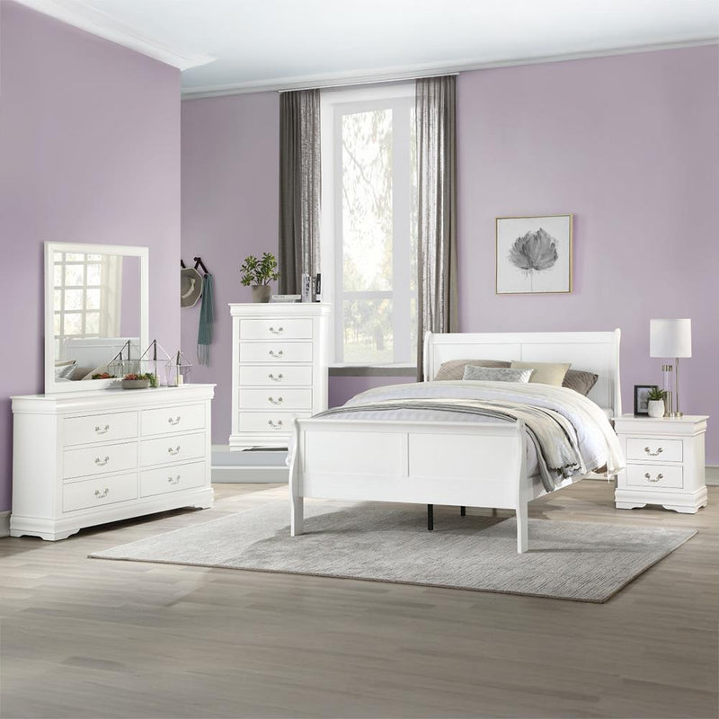 Acme Furniture Louis Philippe 23845T Twin Bed IMAGE 5