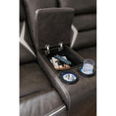  Signature Design by Ashley Kincord Power Reclining Leather Look 4 pc Sectional 1310459/1310477/1310446/1310462 IMAGE 4