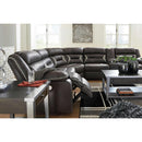  Signature Design by Ashley Kincord Power Reclining Leather Look 4 pc Sectional 1310458/1310446/1310477/1310473 IMAGE 10