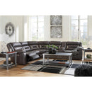  Signature Design by Ashley Kincord Power Reclining Leather Look 4 pc Sectional 1310458/1310446/1310477/1310473 IMAGE 12