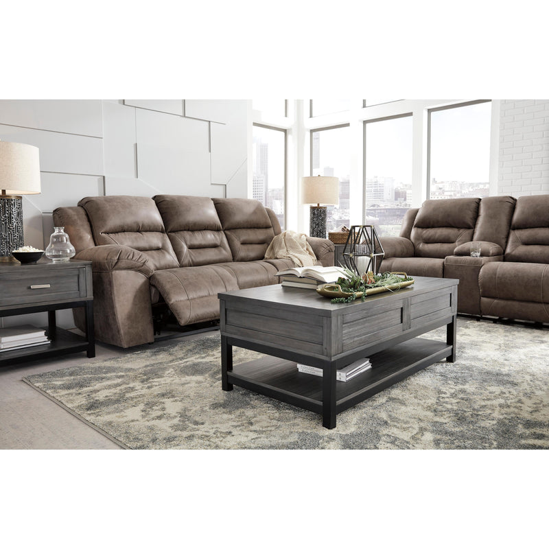 Signature Design by Ashley Stoneland Power Reclining Leather Look Sofa 3990587 IMAGE 7