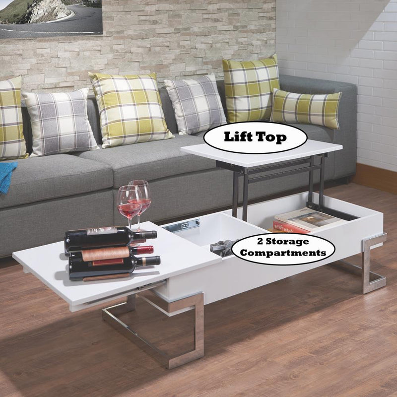 Acme Furniture Calnan 81850 Coffee Table with Lift Top IMAGE 7
