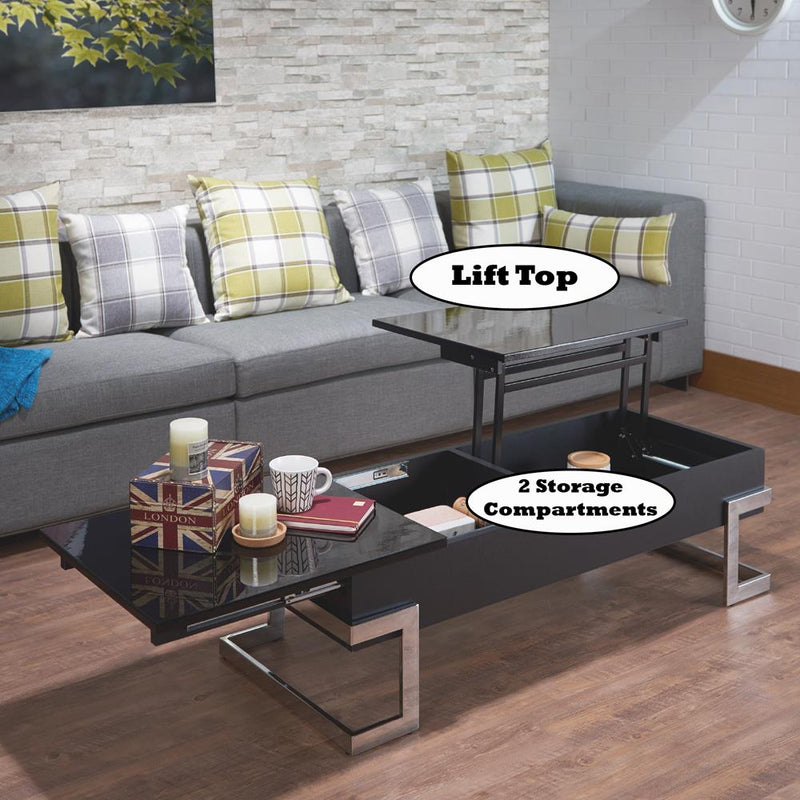 Acme Furniture Calnan 81855 Coffee Table with Lift Top IMAGE 7