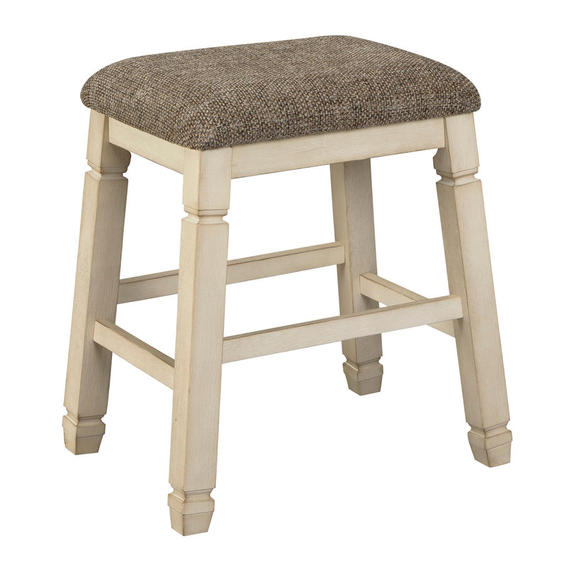 Signature Design by Ashley Bolanburg Counter Height Stool Bolanburg D647-024 Upholstered Stool (2 per package) IMAGE 1