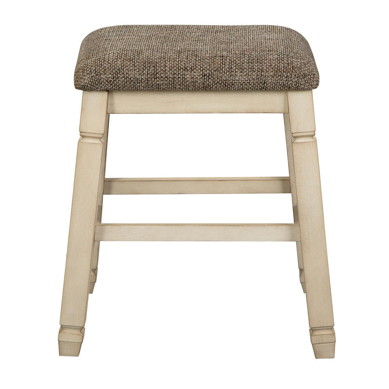 Signature Design by Ashley Bolanburg Counter Height Stool Bolanburg D647-024 Upholstered Stool (2 per package) IMAGE 2