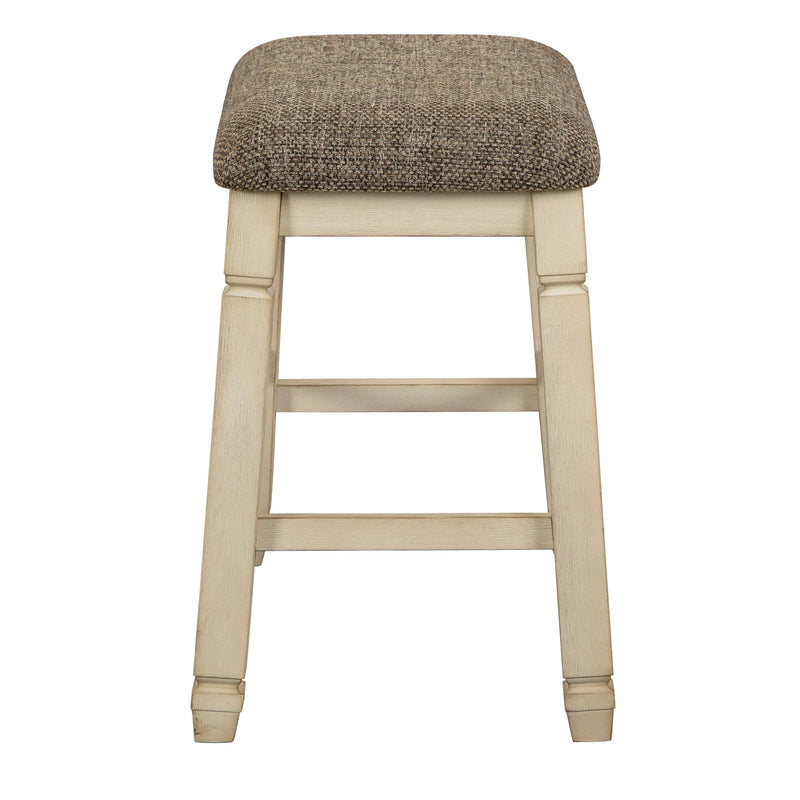 Signature Design by Ashley Bolanburg Counter Height Stool Bolanburg D647-024 Upholstered Stool (2 per package) IMAGE 3