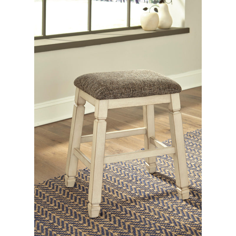 Signature Design by Ashley Bolanburg Counter Height Stool Bolanburg D647-024 Upholstered Stool (2 per package) IMAGE 4