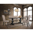 Acme Furniture Morland Dining Table with Trestle Base 74645 IMAGE 3