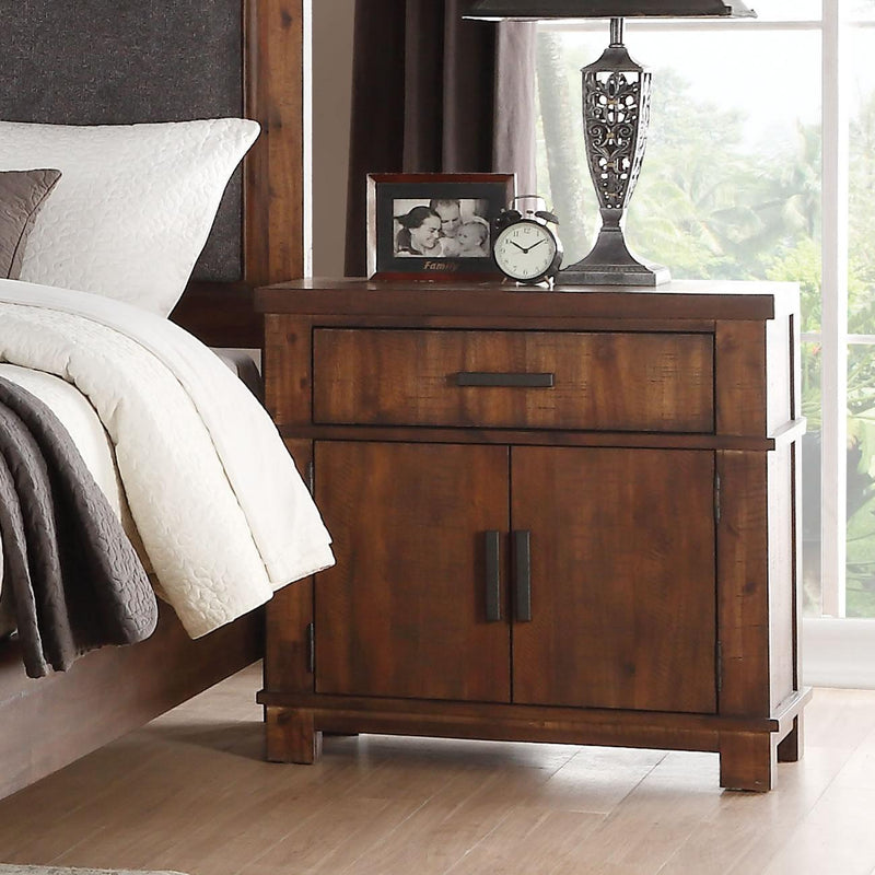 Acme Furniture Vibia 1-Drawer Nightstand 27163 IMAGE 1