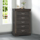 Acme Furniture Louis Philippe 5-Drawer Chest 26796 IMAGE 1