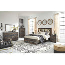  Signature Design by Ashley Drystan Queen Bookcase Bed with Storage B211-65/B211-54S/B211-96 IMAGE 9
