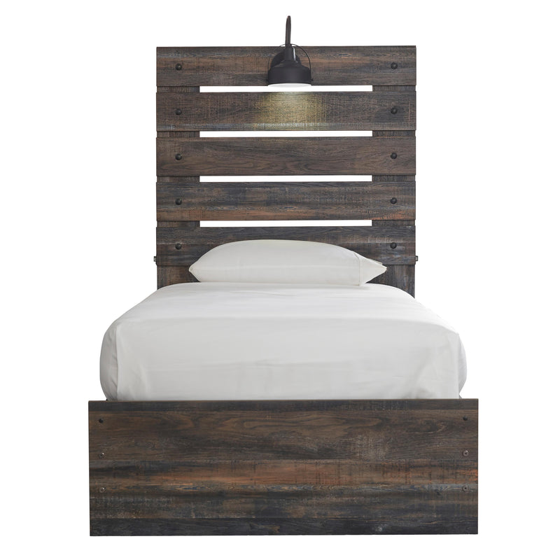 Signature Design by Ashley Drystan B211B11 Twin Panel Bed with 4 Storage Drawers IMAGE 2