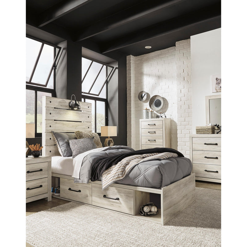 Signature Design by Ashley Cambeck B192B13 Twin Panel Bed with 2 Storage Drawers IMAGE 8