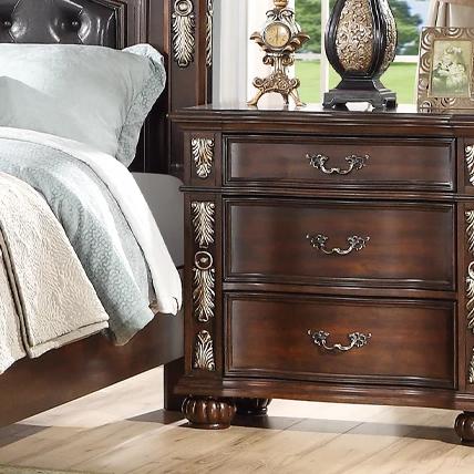 New Classic Furniture Maximus 3-Drawer Nightstand B1754-040 IMAGE 1