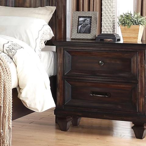 New Classic Furniture Sevilla 2-Drawer Nightstand B2264-040 IMAGE 2