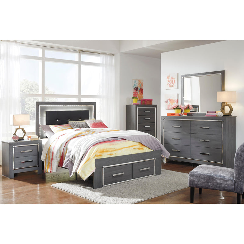 Signature Design by Ashley Lodanna B214B5 Full Panel Bed with 2 Storage Drawers IMAGE 7