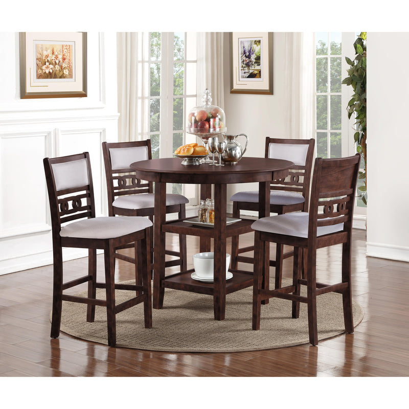 New Classic Furniture Gia 5 pc Counter Height Dinette D1701-52S-CHY IMAGE 2