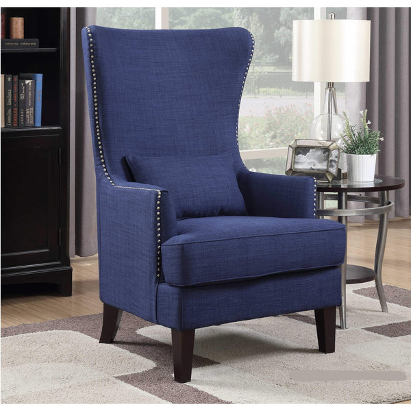 Elements International Kori Stationary Fabric Accent Chair UKR080100 IMAGE 1