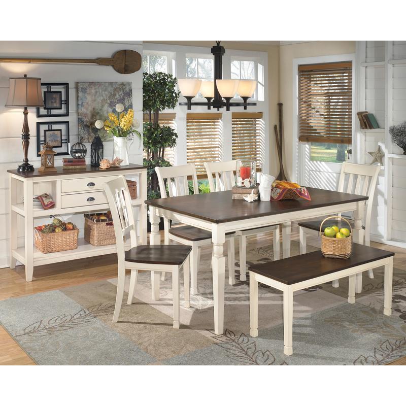 Signature Design by Ashley Whitesburg D583D24 7 pc Dining Set IMAGE 1