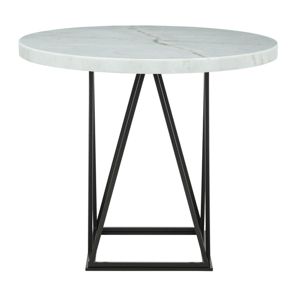 Elements International Round Riko Counter Height Dining Table with Pedestal Base CDRK152CDT IMAGE 1