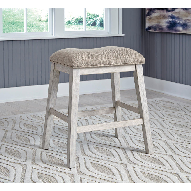 Signature Design by Ashley Skempton Counter Height Stool Skempton D394-024 Upholstered Stool (2 per package) IMAGE 4