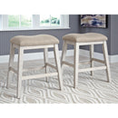 Signature Design by Ashley Skempton Counter Height Stool Skempton D394-024 Upholstered Stool (2 per package) IMAGE 5