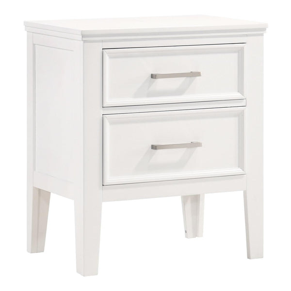 New Classic Furniture Andover 2-Drawer Nightstand B677W-040 IMAGE 1