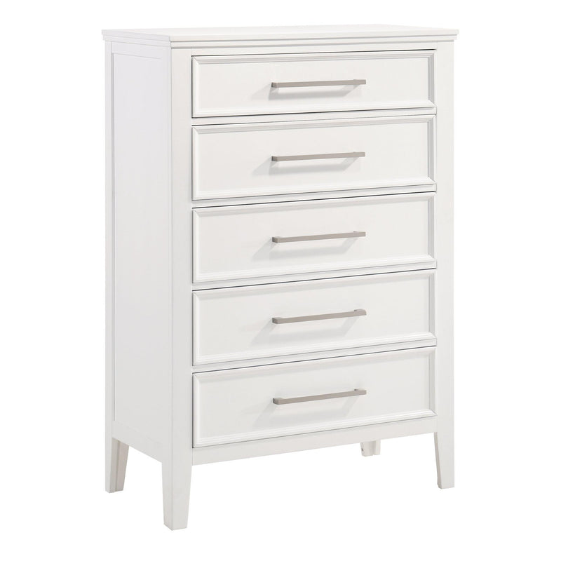 New Classic Furniture Andover 5-Drawer Chest B677W-070 IMAGE 1