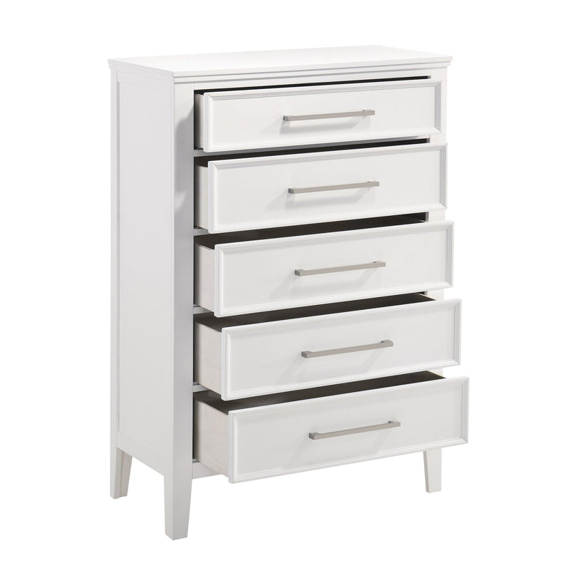 New Classic Furniture Andover 5-Drawer Chest B677W-070 IMAGE 2