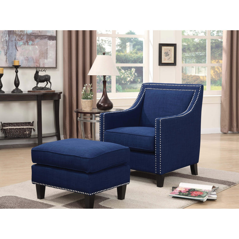 Elements International Erica Stationary Fabric Accent Chair UER080100CA IMAGE 2