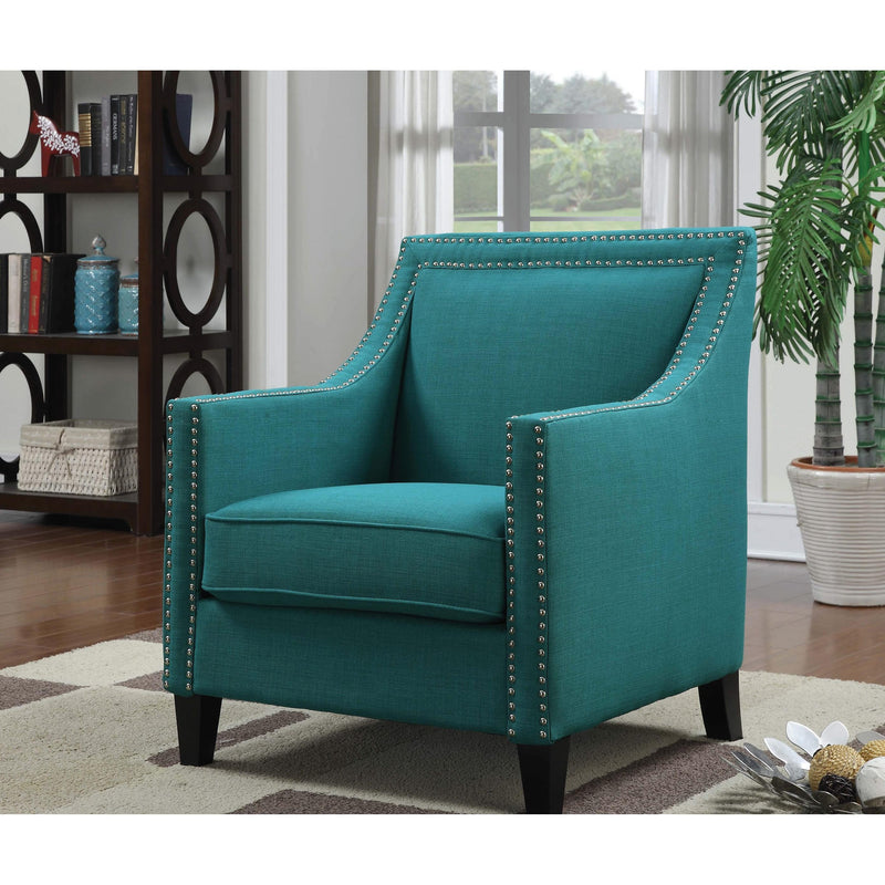 Elements International Erica Stationary Fabric Accent Chair UER087100CA IMAGE 1