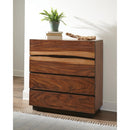  Coaster Furniture Winslow 223255 4-Drawer Bedroom Chest - Smokey Walnut IMAGE 2